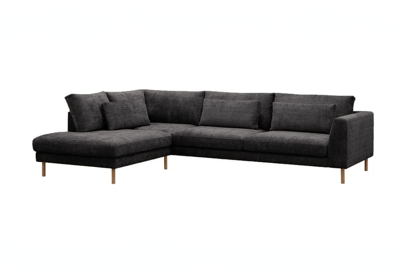 3-seters Sofa Florenz med Sjeselong Venstre - Grå - Møbler - Sofaer - Sofaer med sjeselong - 3 seters sofa med divan