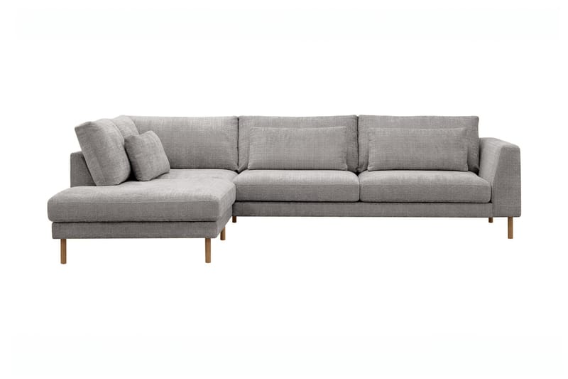 3-seters Sofa Florenz med Sjeselong Venstre - Lysegrå - Møbler - Sofaer - Sofaer med sjeselong - 3 seters sofa med divan