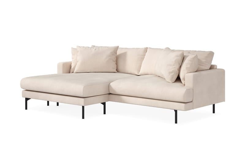 3-seters Divansofa Armunia - Beige - Møbler - Sofaer - Sofaer med sjeselong - 3 seters sofa med divan