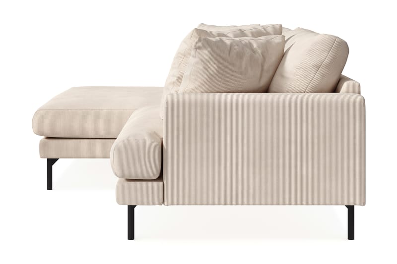 3-seters Divansofa Armunia - Beige - Møbler - Sofaer - Sofaer med sjeselong - 3 seters sofa med divan