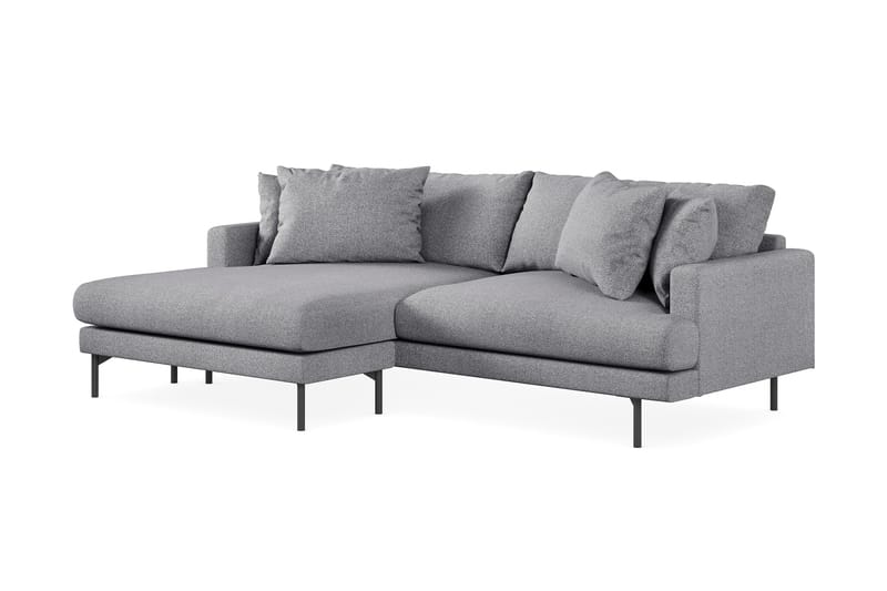 3-seters Divansofa Armunia - Grå - Møbler - Sofaer - Sofaer med sjeselong - 3 seters sofa med divan