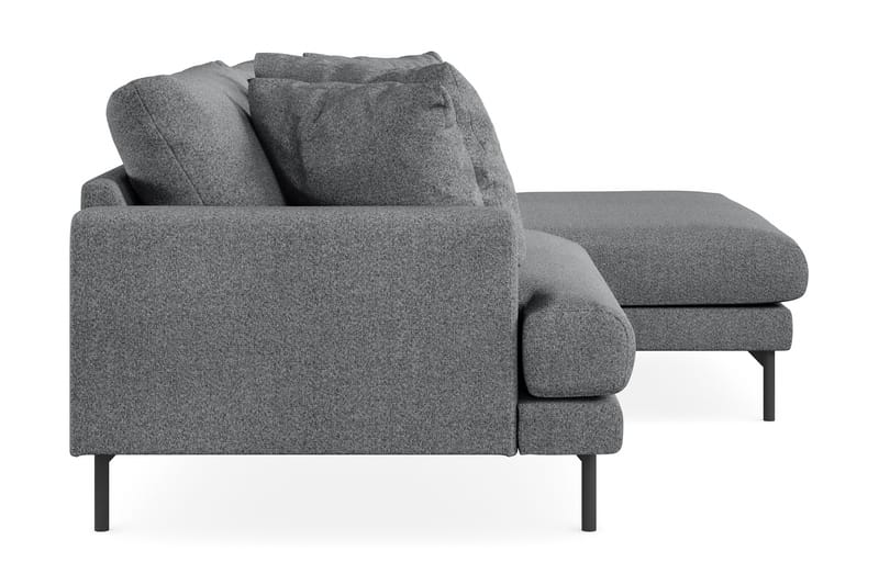 3-seters Divansofa Armunia - Mørkegrå - Møbler - Sofaer - Sofaer med sjeselong - 3 seters sofa med divan