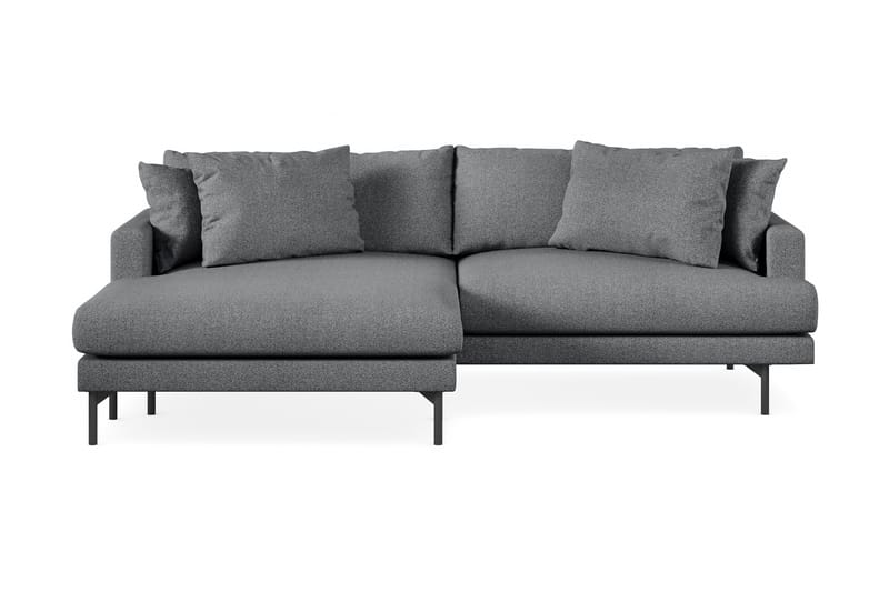 3-seters Divansofa Armunia - Mørkegrå - Møbler - Sofaer - Sofaer med sjeselong - 3 seters sofa med divan