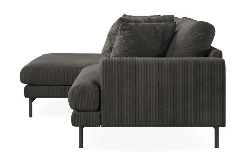 3-seters Divansofa Armunia - Mørkegrå - Møbler - Sofaer - Sofaer med sjeselong - 3 seters sofa med divan