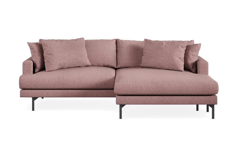 3-seters Divansofa Menard - Lilla - Møbler - Sofaer - Sofaer med sjeselong - 3 seters sofa med divan