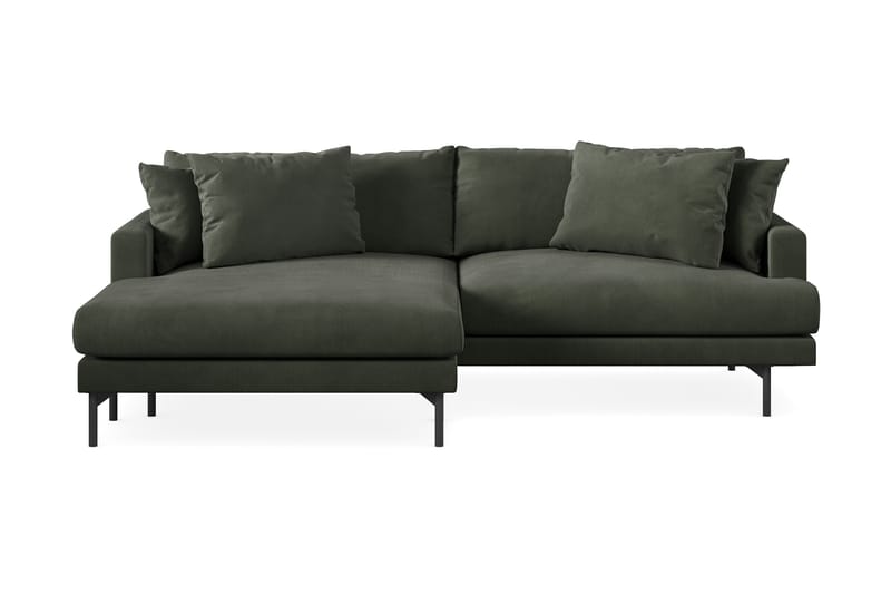 3-seters Divansofa Menard - Mørk grønn - Møbler - Sofaer - Sofaer med sjeselong - 3 seters sofa med divan