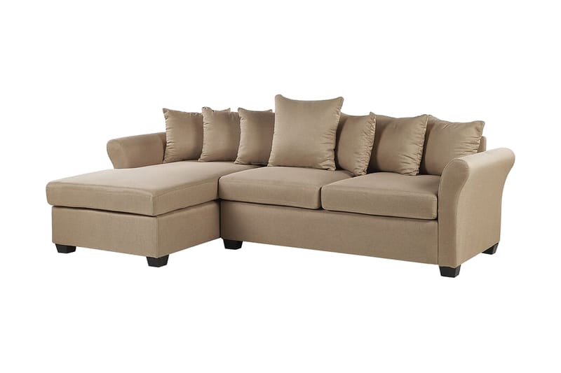 3-seters Hjørnesofa Lyngsnes - Beige - Møbler - Sofaer - Sofaer med sjeselong - 3 seters sofa med divan