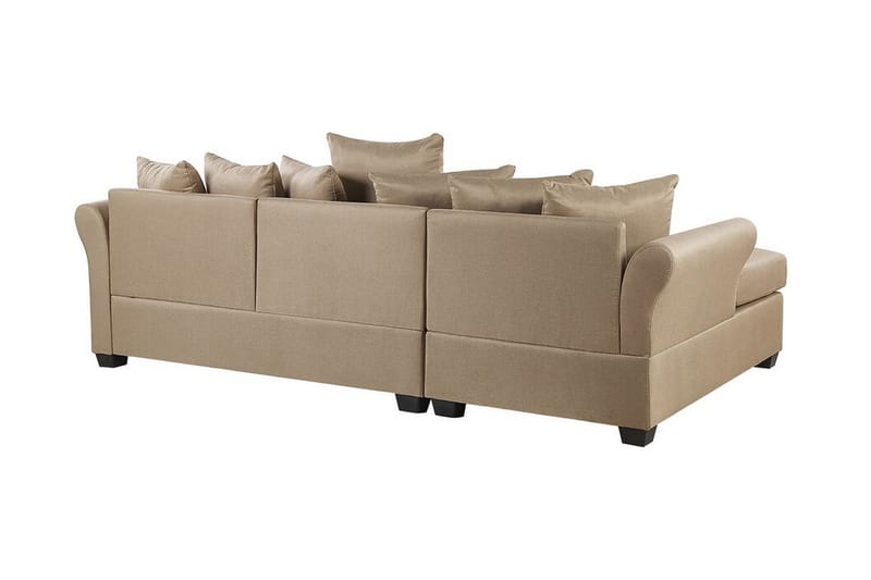 3-seters Hjørnesofa Lyngsnes - Beige - Møbler - Sofaer - Sofaer med sjeselong - 3 seters sofa med divan