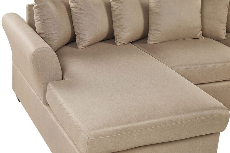 3-seters Hjørnesofa Lyngsnes - Beige - Møbler - Sofaer - Sofaer med sjeselong - 3 seters sofa med divan