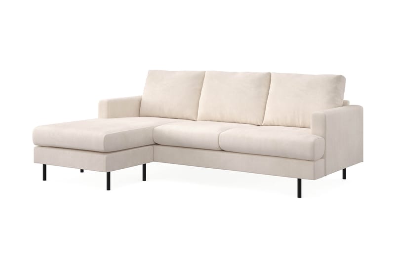 Compact Sofa Menard med Divan 3-seter - Beige - Møbler - Sofaer - Sofaer med sjeselong - 3 seters sofa med divan