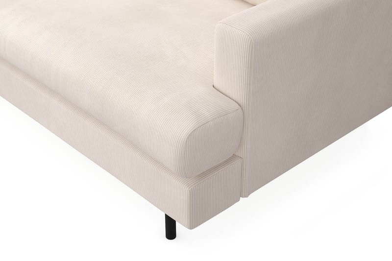 Compact Sofa Menard med Divan 3-seter - Beige - Møbler - Sofaer - Sofaer med sjeselong - 3 seters sofa med divan