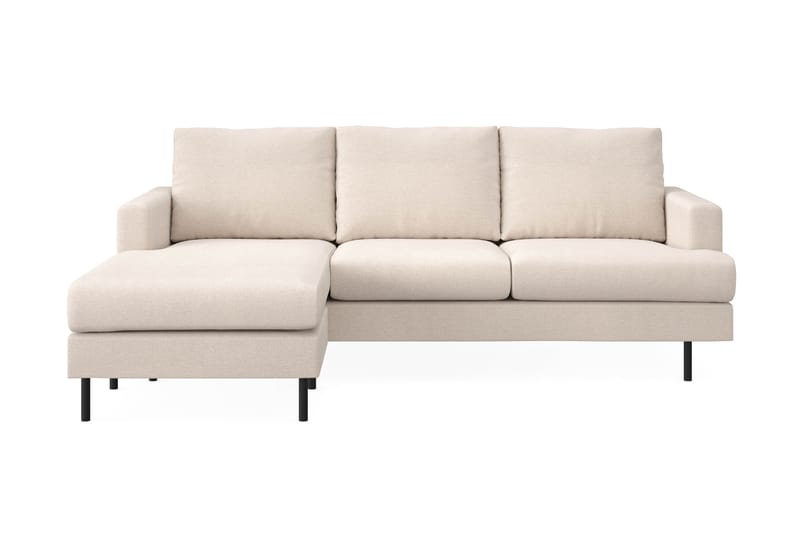 Compact Sofa Menard med Divan 3-seter - Beige - Møbler - Sofaer - Sofaer med sjeselong - 3 seters sofa med divan