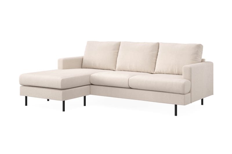 Compact Sofa Menard med Divan 3-seter - Beige - Møbler - Sofaer - Sofaer med sjeselong - 3 seters sofa med divan