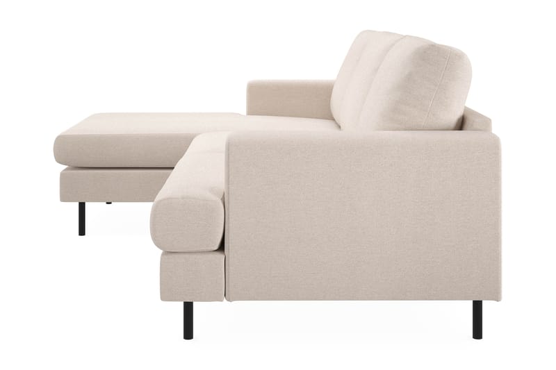 Compact Sofa Menard med Divan 3-seter - Beige - Møbler - Sofaer - Sofaer med sjeselong - 3 seters sofa med divan