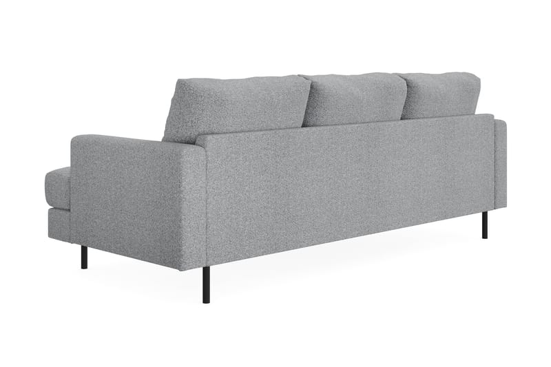 Compact Sofa Menard med Divan 3-seter - Grå - Møbler - Sofaer - Sofaer med sjeselong - 3 seters sofa med divan