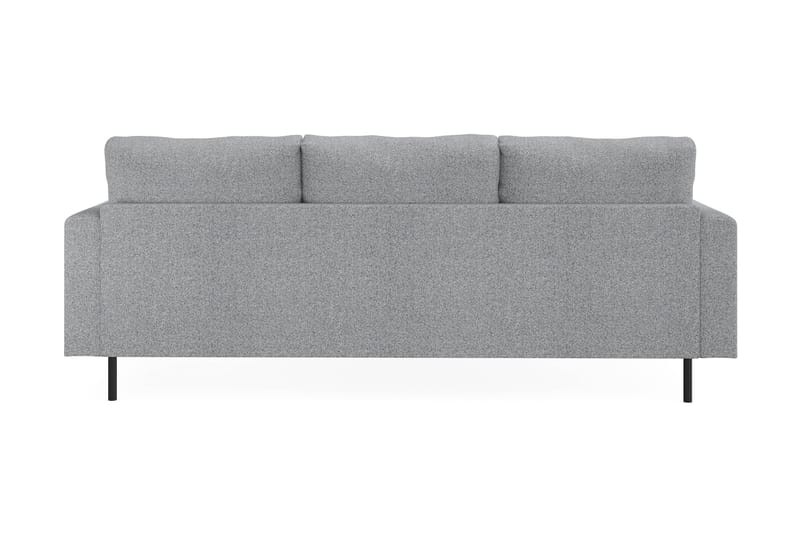 Compact Sofa Menard med Divan 3-seter - Grå - Møbler - Sofaer - Sofaer med sjeselong - 3 seters sofa med divan