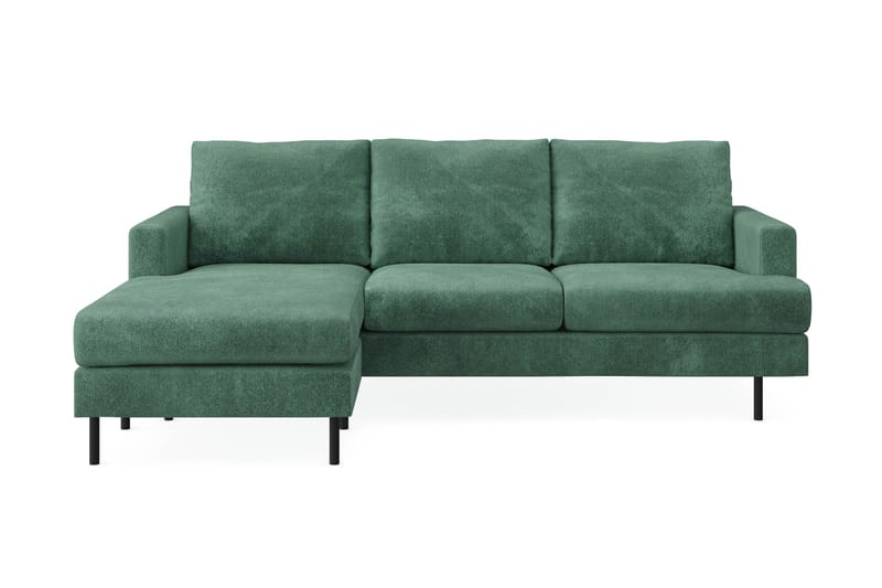 Compact Sofa Menard med Divan 3-seter - Grønn - Møbler - Sofaer - Sofaer med sjeselong - 3 seters sofa med divan