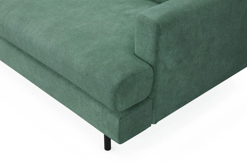 Compact Sofa Menard med Divan 3-seter - Grønn - Møbler - Sofaer - Sofaer med sjeselong - 3 seters sofa med divan