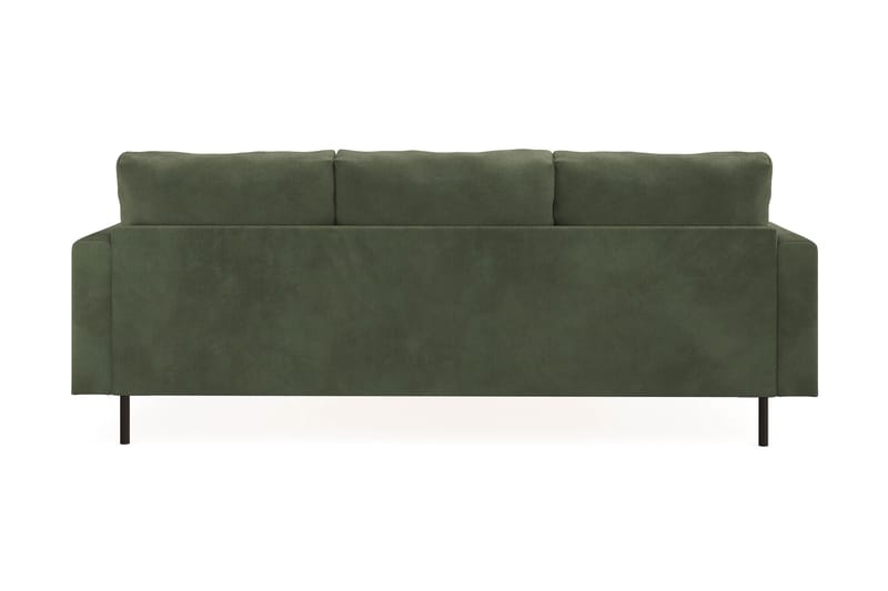 Compact Sofa Menard med Divan 3-seter - Grønn - Møbler - Sofaer - Sofaer med sjeselong - 3 seters sofa med divan