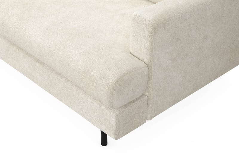 Compact Sofa Menard med Divan 3-seter - Hvit - Møbler - Sofaer - Sofaer med sjeselong - 3 seters sofa med divan