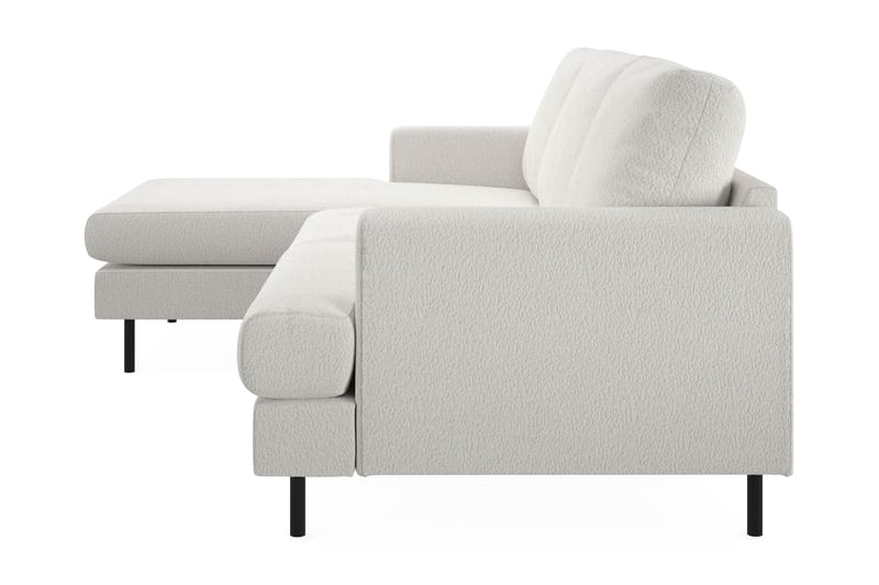 Compact Sofa Menard med Divan 3-seter - Hvit - Møbler - Sofaer - Sofaer med sjeselong - 3 seters sofa med divan