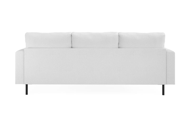 Compact Sofa Menard med Divan 3-seter - Hvit - Møbler - Sofaer - Sofaer med sjeselong - 3 seters sofa med divan