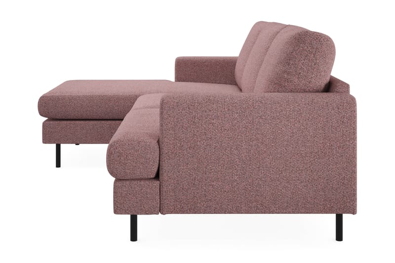 Compact Sofa Menard med Divan 3-seter - Lilla - Møbler - Sofaer - Sofaer med sjeselong - 3 seters sofa med divan