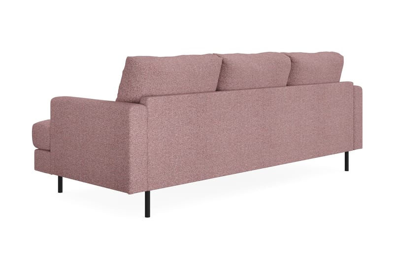 Compact Sofa Menard med Divan 3-seter - Lilla - Møbler - Sofaer - Sofaer med sjeselong - 3 seters sofa med divan