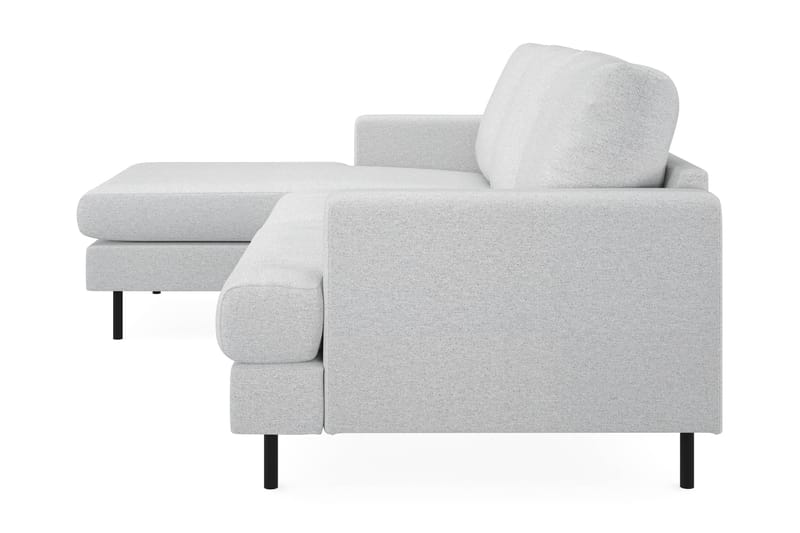 Compact Sofa Menard med Divan 3-seter - Lysegrå - Møbler - Sofaer - Sofaer med sjeselong - 3 seters sofa med divan