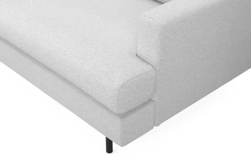 Compact Sofa Menard med Divan 3-seter - Lysegrå - Møbler - Sofaer - Sofaer med sjeselong - 3 seters sofa med divan