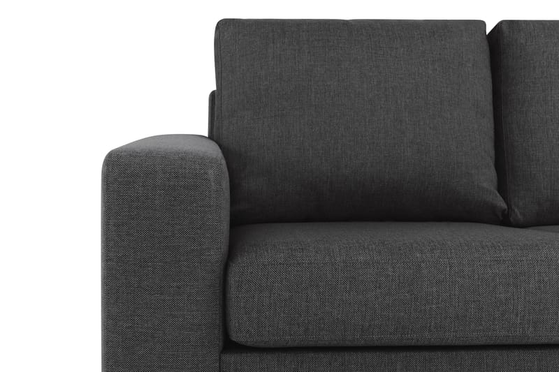 Divansofa Nevada 3-seter Vendbar - Antrasitt - Møbler - Sofaer - Sofaer med sjeselong - 3 seters sofa med divan