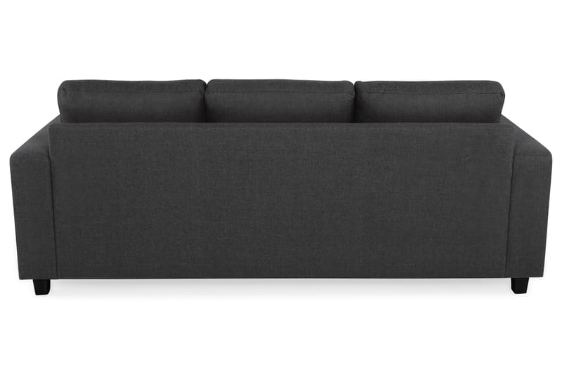 Divansofa Nevada 3-seter Vendbar - Antrasitt - Møbler - Sofaer - Sofaer med sjeselong - 3 seters sofa med divan