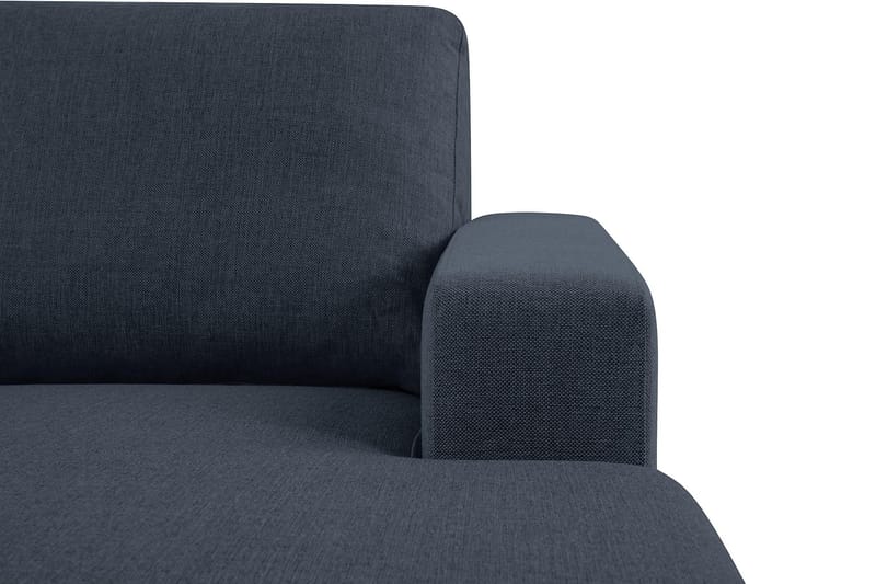 Divansofa Nevada 3-seter Vendbar - Blå - Møbler - Sofaer - Sofaer med sjeselong - 3 seters sofa med divan