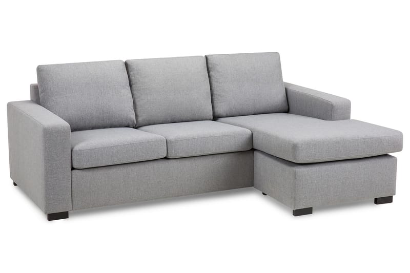 Divansofa Nevada 3-seter Vendbar - Grå - Møbler - Sofaer - Sofaer med sjeselong - 3 seters sofa med divan