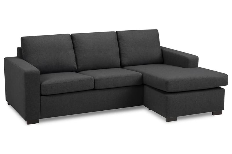 Divansofa Nevada 3-seter Vendbar - Grå - Møbler - Sofaer - Sofaer med sjeselong - 3 seters sofa med divan