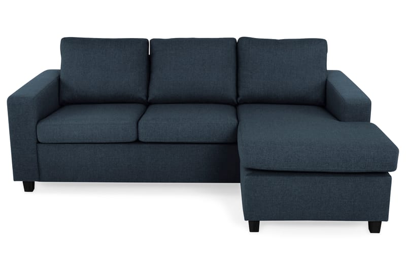 Divansofa Nevada 3-seter Vendbar - Mørkblå - Møbler - Sofaer - Sofaer med sjeselong - 3 seters sofa med divan