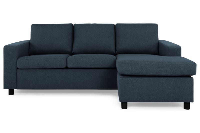 Divansofa Nevada 3-seter Vendbar - Mørkblå - Møbler - Sofaer - Sofaer med sjeselong - 3 seters sofa med divan