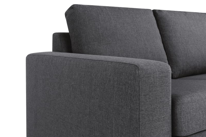 Divansofa Nevada 3-seter Vendbar - Mørkgrå - Møbler - Sofaer - Sofaer med sjeselong - 3 seters sofa med divan