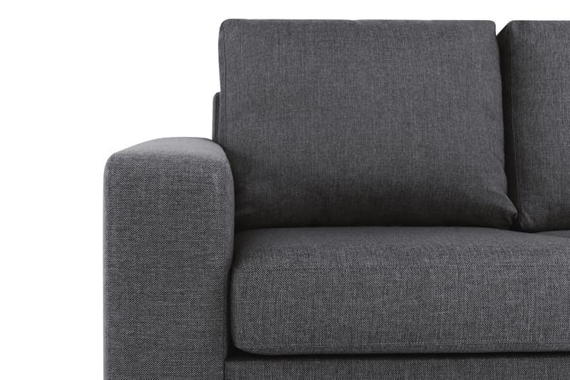 Divansofa Nevada 3-seter Vendbar - Mørkgrå - Møbler - Sofaer - Sofaer med sjeselong - 3 seters sofa med divan