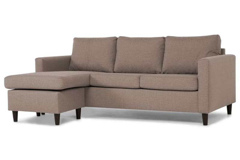 Divansofa Yen 3-seter Vendbar - Beige - Møbler - Sofaer - Sofaer med sjeselong - 3 seters sofa med divan