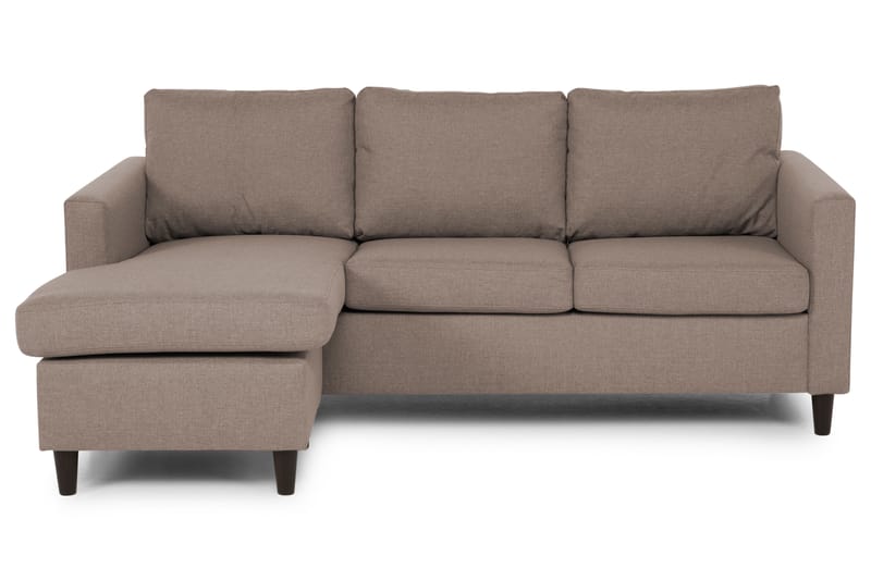 Divansofa Yen 3-seter Vendbar - Beige - Møbler - Sofaer - Sofaer med sjeselong - 3 seters sofa med divan