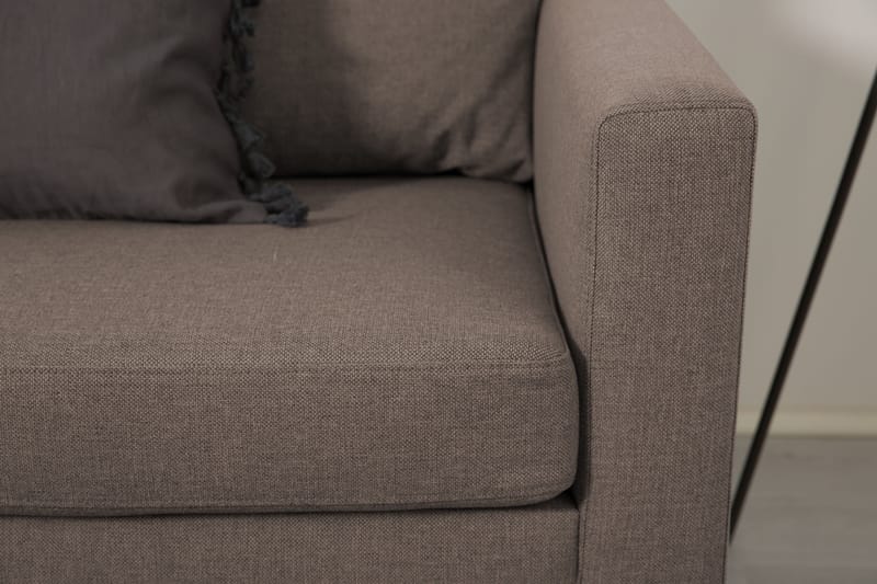 Divansofa Yen 3-seter Vendbar - Beige - Møbler - Sofaer - Sofaer med sjeselong - 3 seters sofa med divan