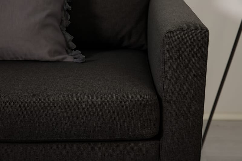 Divansofa Yen 3-seter Vendbar - Mørkgrå - Møbler - Sofaer - Sofaer med sjeselong - 3 seters sofa med divan