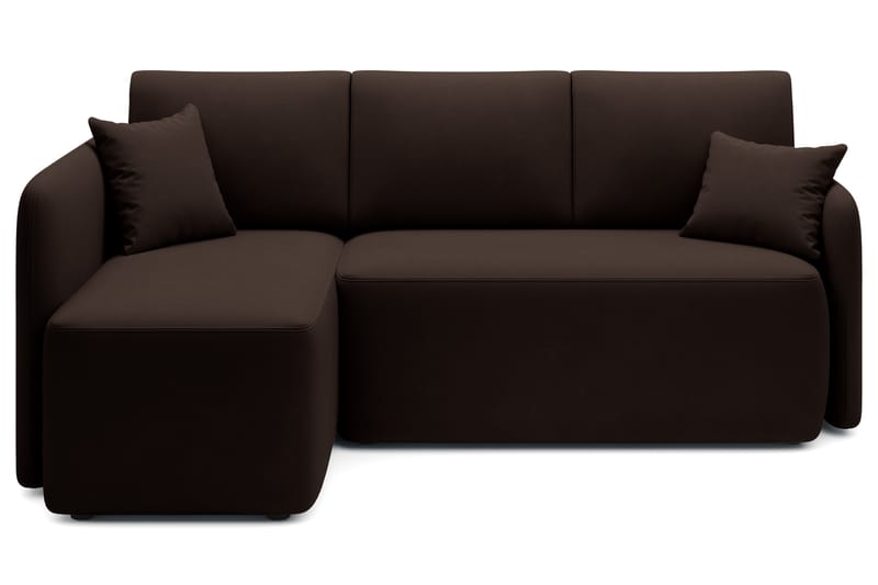 3-seters Sofa med Divan Hadson - Brun - Møbler - Sofaer - Sofaer med sjeselong - 3 seters sofa med divan