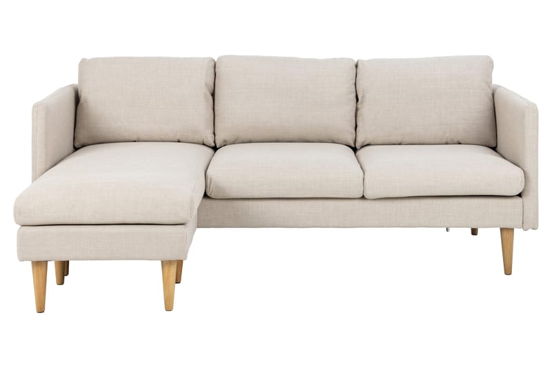 3-seters Sofa med Divan Sanat - Beige - Møbler - Sofaer - Sofaer med sjeselong - 3 seters sofa med divan