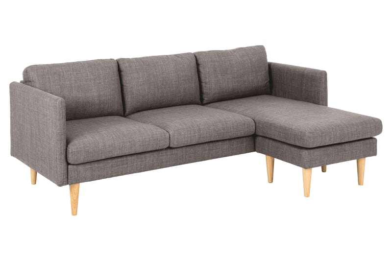 3-seters Sofa med Divan Sanat - Brun - Møbler - Sofaer - Sofaer med sjeselong - 3 seters sofa med divan