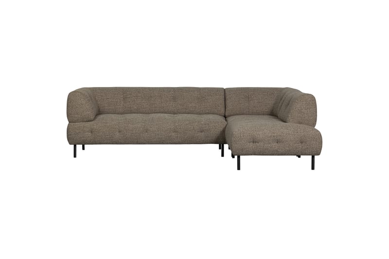 Sofa med chaiselong Kuusirant 3-seter - Mørkebrun - Møbler - Sofaer - Sofaer med sjeselong - 3 seters sofa med divan