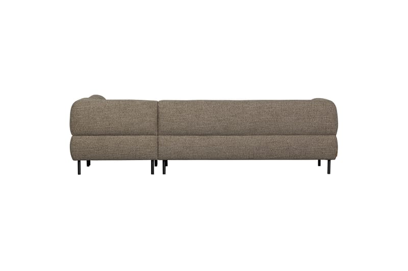 Sofa med chaiselong Kuusirant 3-seter - Mørkebrun - Møbler - Sofaer - Sofaer med sjeselong - 3 seters sofa med divan