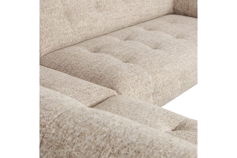 Sofa med chaiselong Kuusirant 3-seter - Naturmelange - Møbler - Sofaer - Sofaer med sjeselong - 3 seters sofa med divan