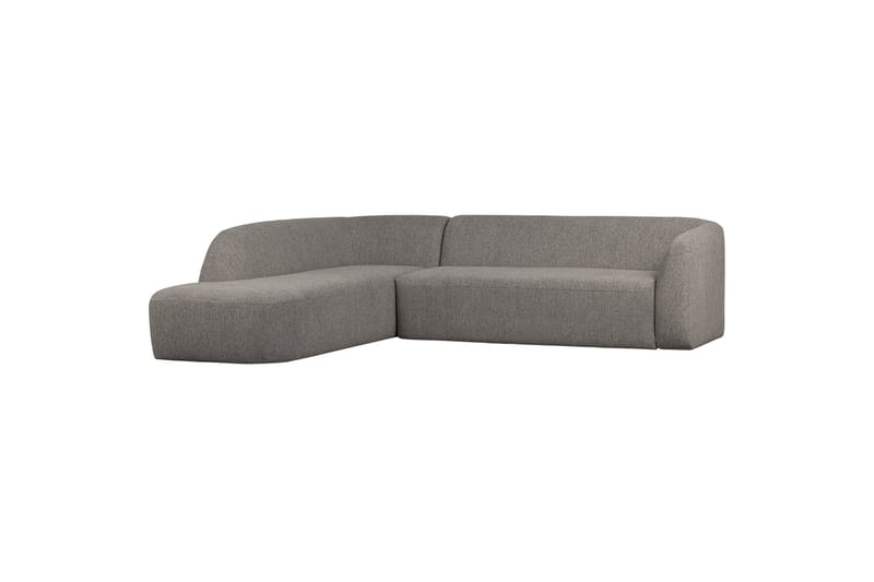 Sofa med chaiselong Mooli 3-seter - Grå - Møbler - Sofaer - Sofaer med sjeselong - 3 seters sofa med divan